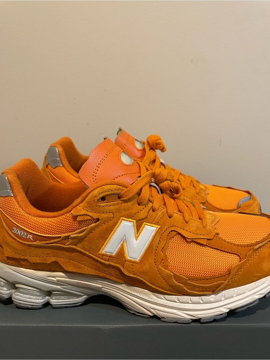 New Balance Other - New Balance Kids Orange Suede & Mesh Sneakers
